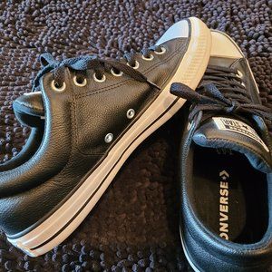 Converse Black Leather